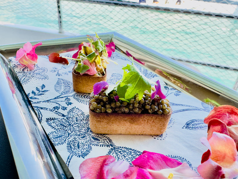 Bashtian caviar presentation